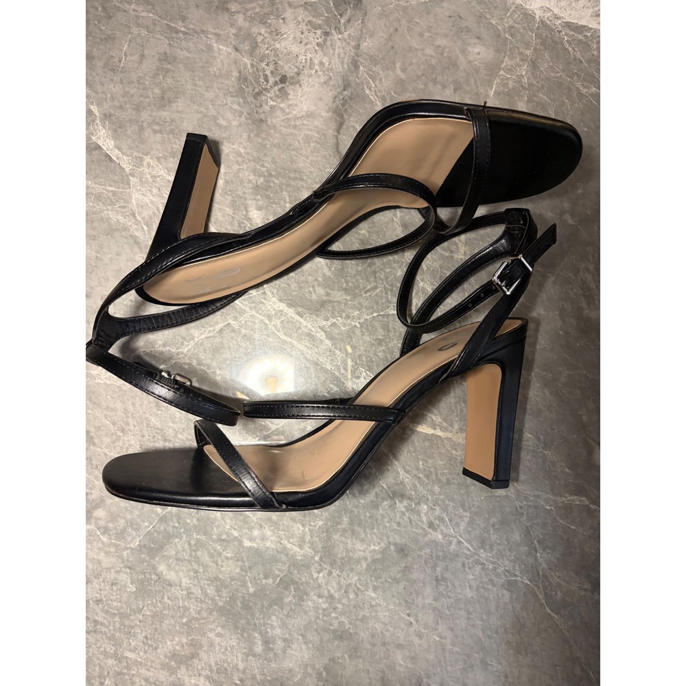 Mix No. 6 || Alician Strappy heels  || 9W || Black  ||